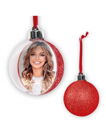 PHOTO SNOW FLAKE BIG RED...