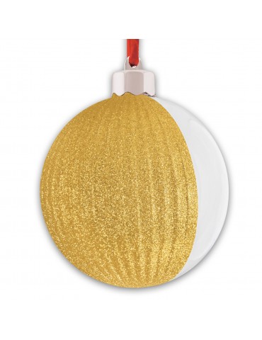 PHOTO CHRISTMAS FLAKE GOLD...