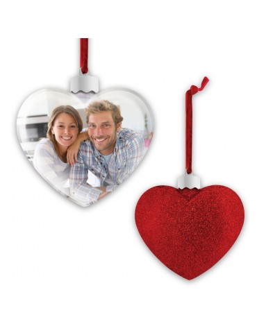 LOVELY HEART RED 10X8,5