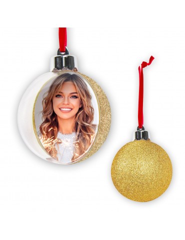 PHOTO SNOW FLAKE GOLD 7.5 X...