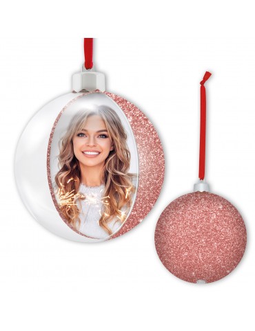 PHOTO SNOW FLAKE PINK 7.5 X...